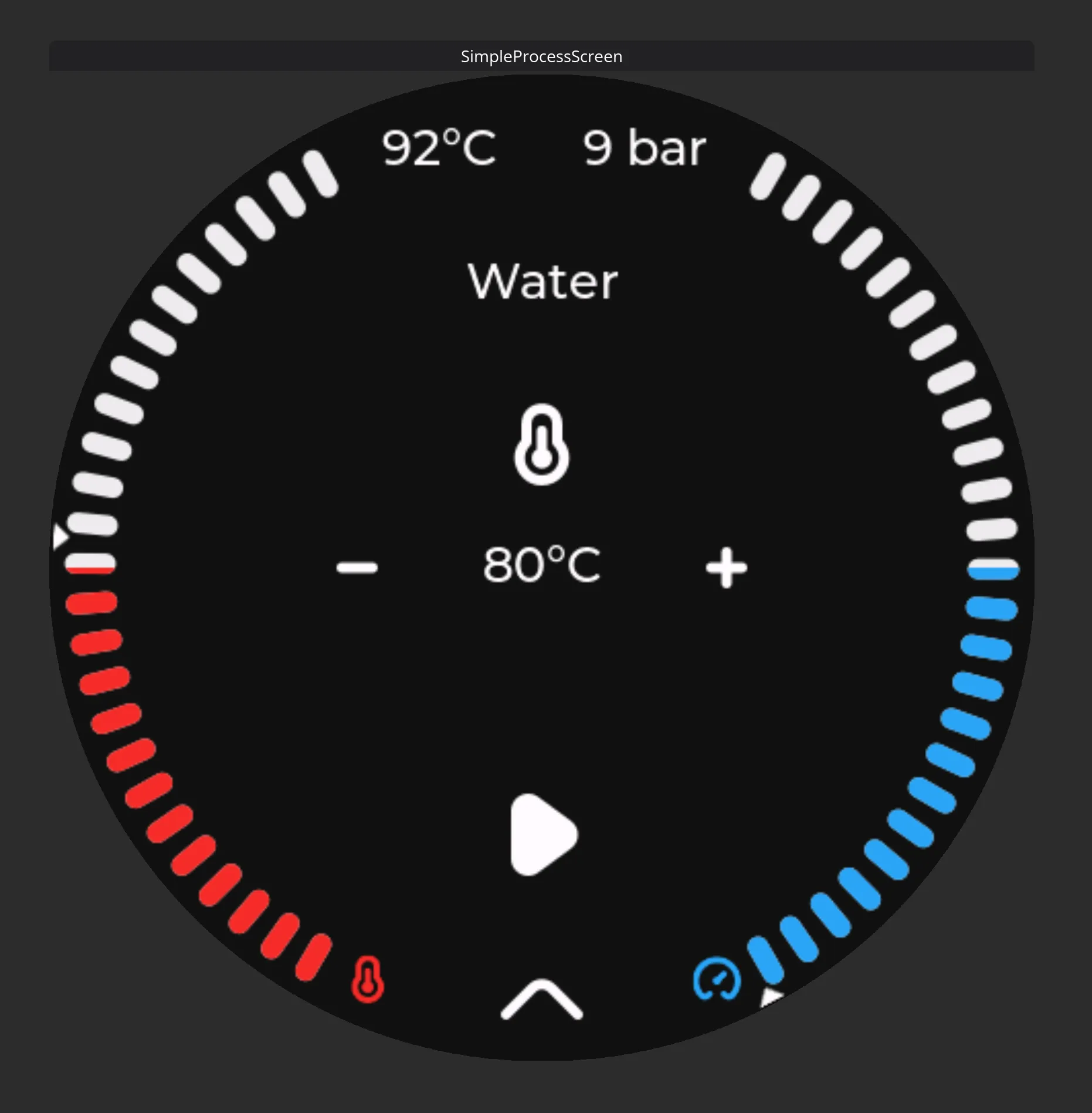 Water screen. Do you fancy a tea? Or maybe just a bit of water for an americano?