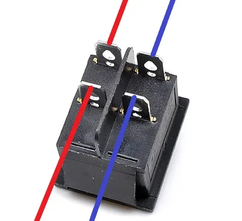 How to wire the 4-pin switch correctly.