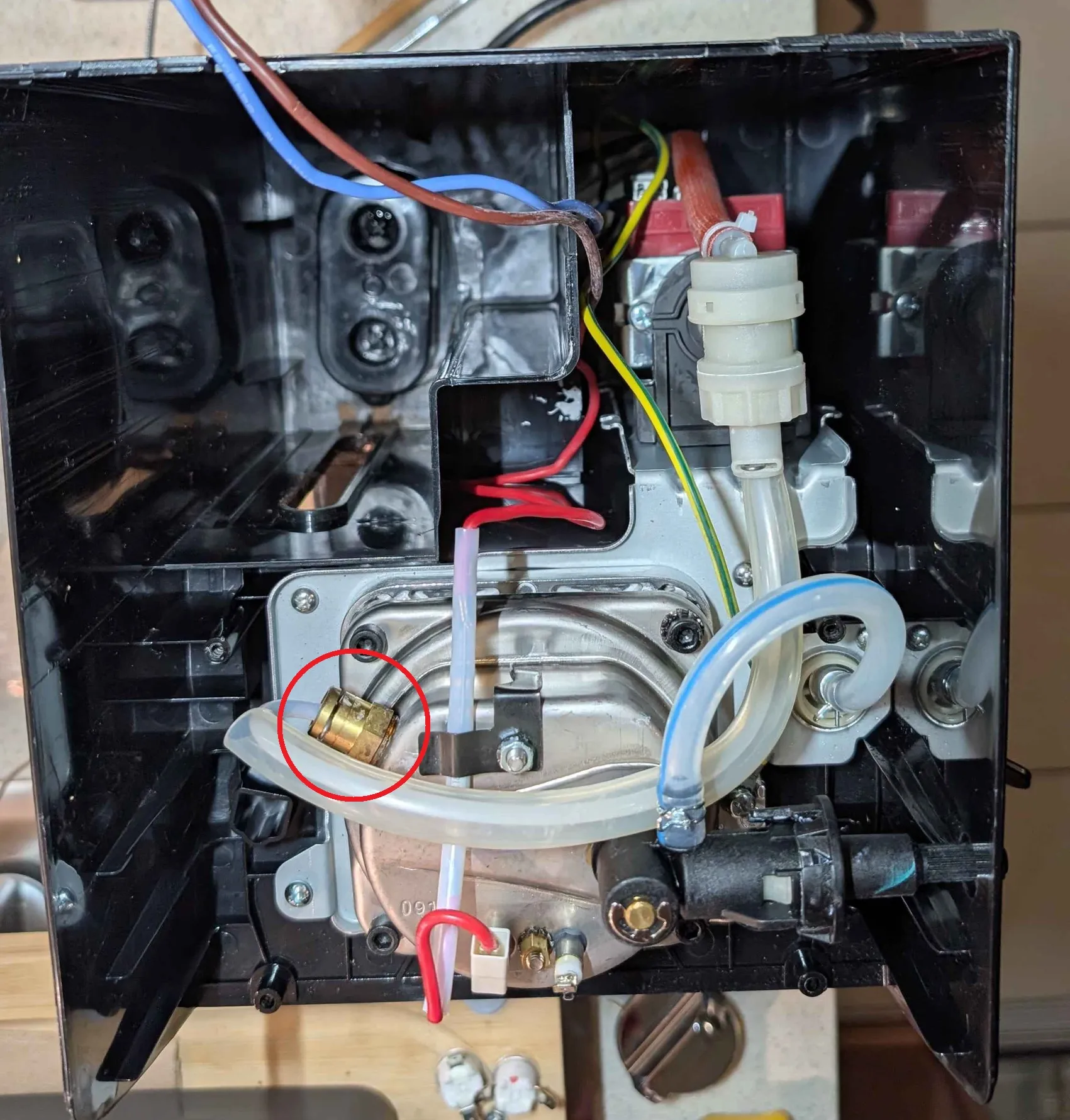 Removing the boiler water tube